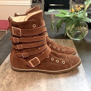 Converse All Star Multi -strap suede shoes- NWOT